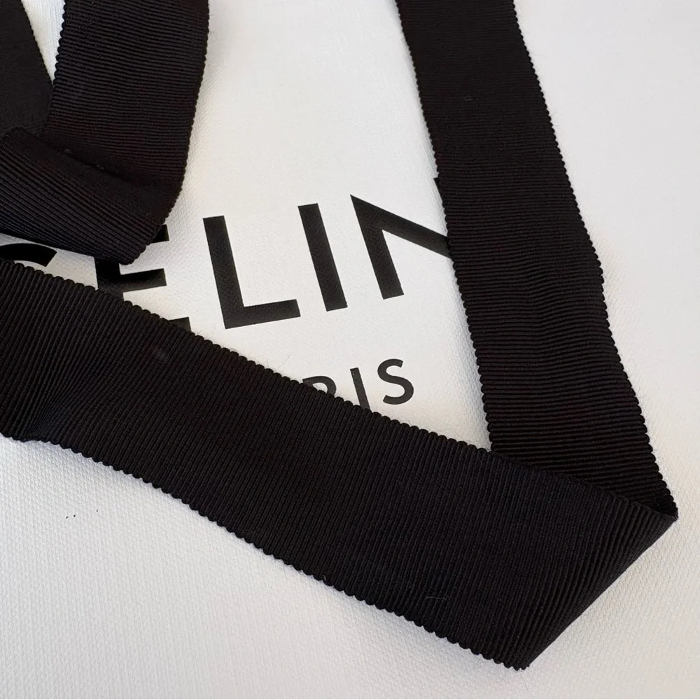 Celine White Tote and Gift Bag Set